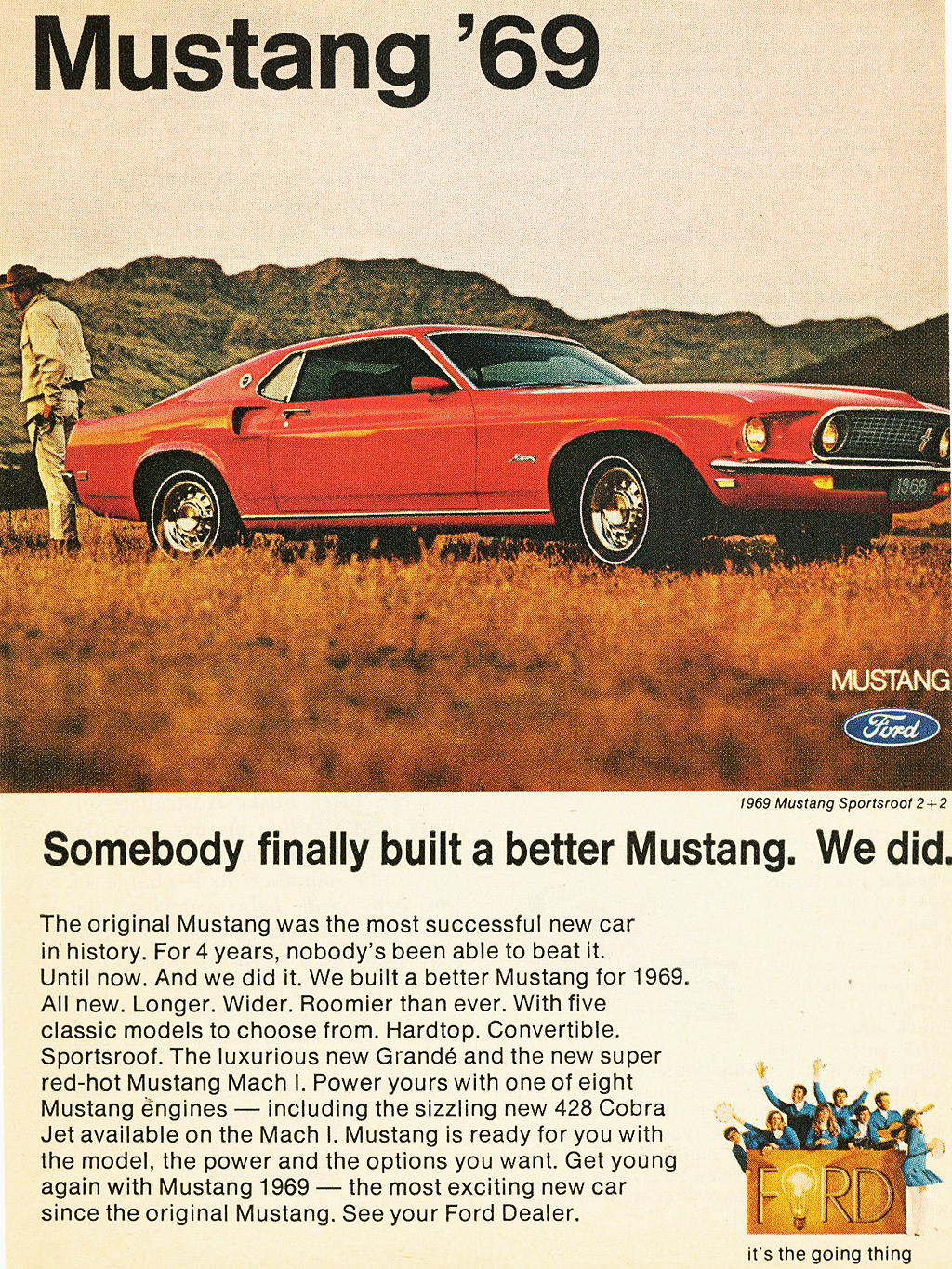 1969 Ford Mustang Advertising